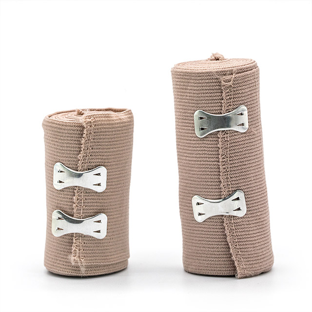 Enveloppement de bandage de compression élastique médical pour pansement