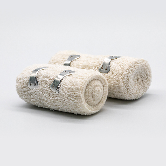 Bandage de crêpe médical doux à haute élasticité OEM de vente chaude