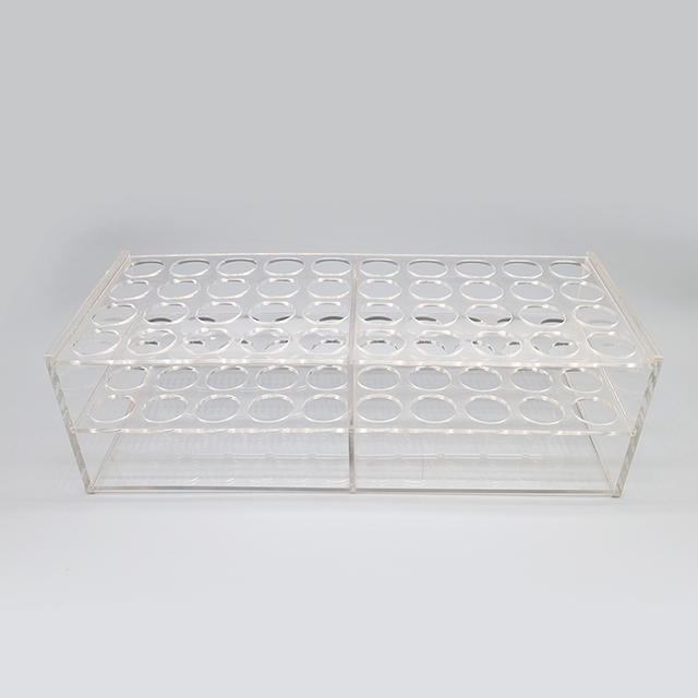 Support de tubes à essai amovible de haute qualité pour tubes de laboratoire