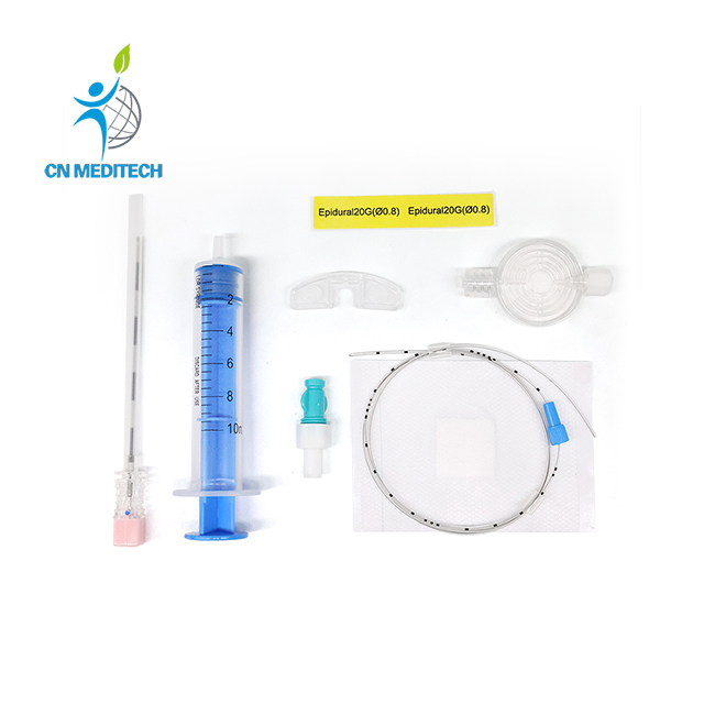 Kit de ponction péridurale continue jetable Kit d'anesthésie péridurale