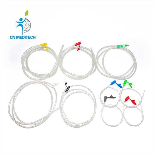 Tube d'alimentation d'estomac en PVC jetable médical 