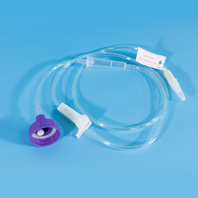 Ensemble d'alimentation en TPU pour capuchon, ensemble d'alimentation jetable pour nutrition entérale