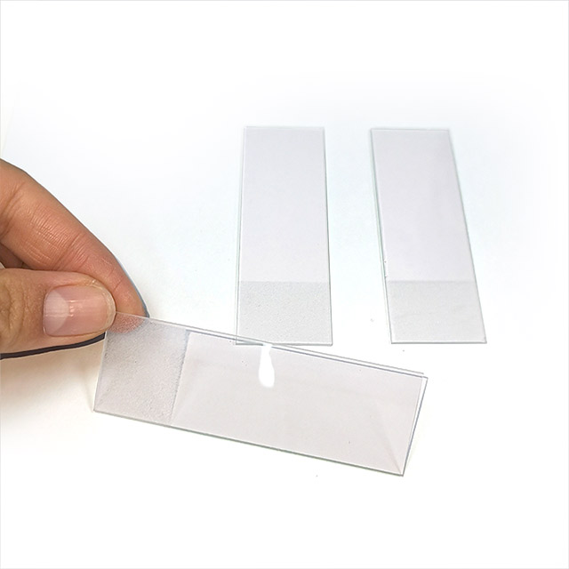 Lame de verre carré transparent pour accessoire d'instrument optique de  microscope 100x