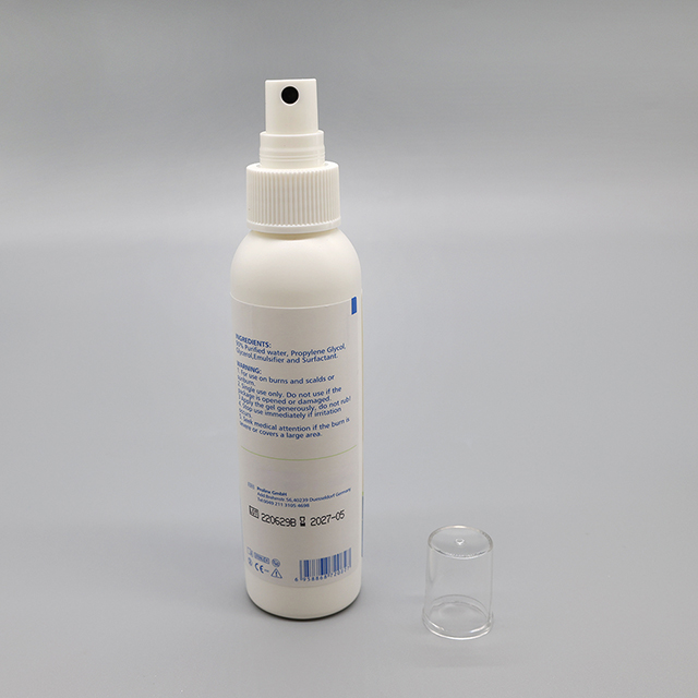Spray stérile de 120ml, Gel pour soulager les brûlures, soins d'urgence pour les brûlures, soins des plaies, pansement pour brûlures