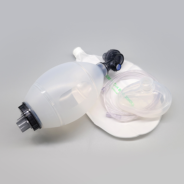 Sac Ambu d'hôpital, Valve de réanimation médicale d'urgence, réanimateur manuel en Silicone solide et liquide