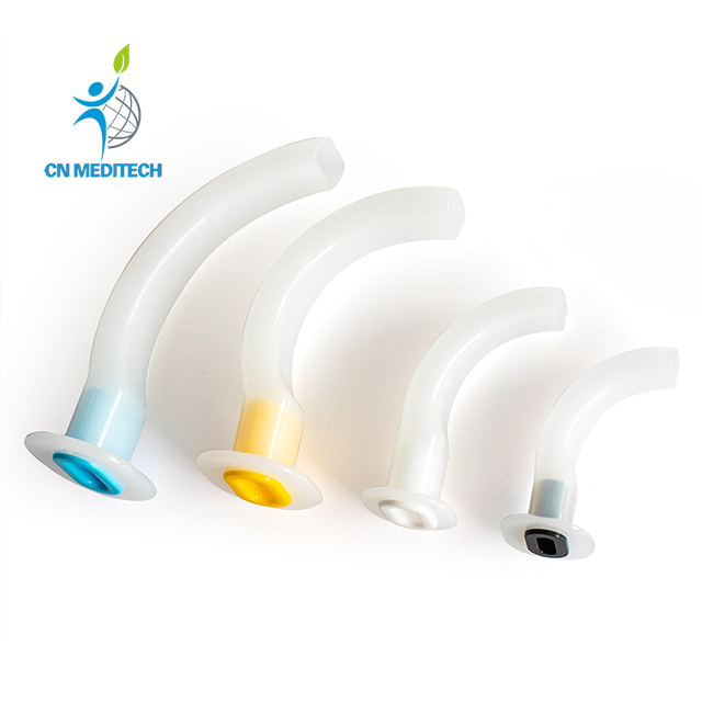 Tube jetable pour voies respiratoires oropharyngées de Guedel 
