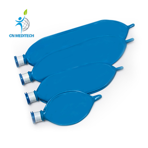 Sac respiratoire jetable en latex bleu, 0,5 L/1 L/2 L/3 L, à usage médical