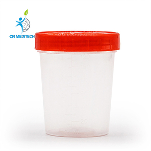 Conteneurs d'échantillons d'urine jetables, tasse avec bouchon à vis