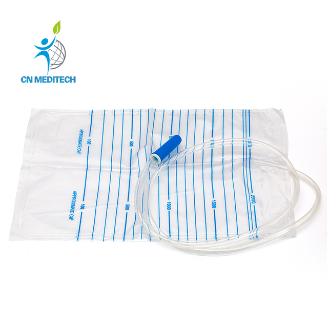 Sac de collecte d'urine adulte jetable sans sortie