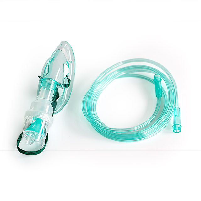 Masque nébuliseur pédiatrique jetable médical avec tube à oxygène