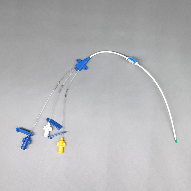 Cathéter CVC veineux central à lumière centrale médicale jetable simple/double/triple 