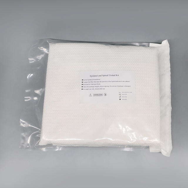 Kit de ponction d'urgence pour anesthésie, kit combiné péridural et rachidien