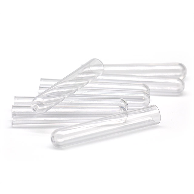 Tube à essai en plastique jetable pour laboratoire