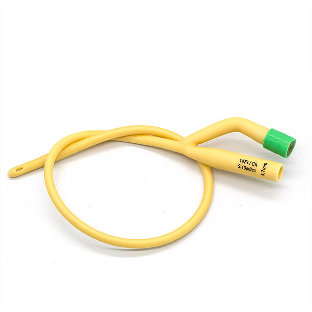 Cathéter d'urine de cathéter de Foley en latex à 2 voies jetables médicaux