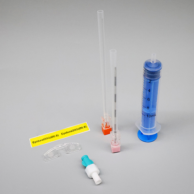 Kit d'anesthésie péridurale rachidienne combinée jetable médicale 