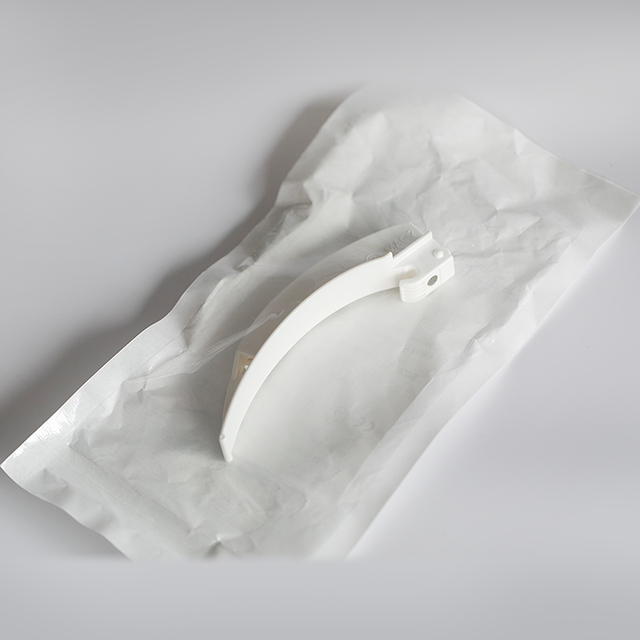 Lame de laryngoscope à fibre optique flexible en plastique jetable médical