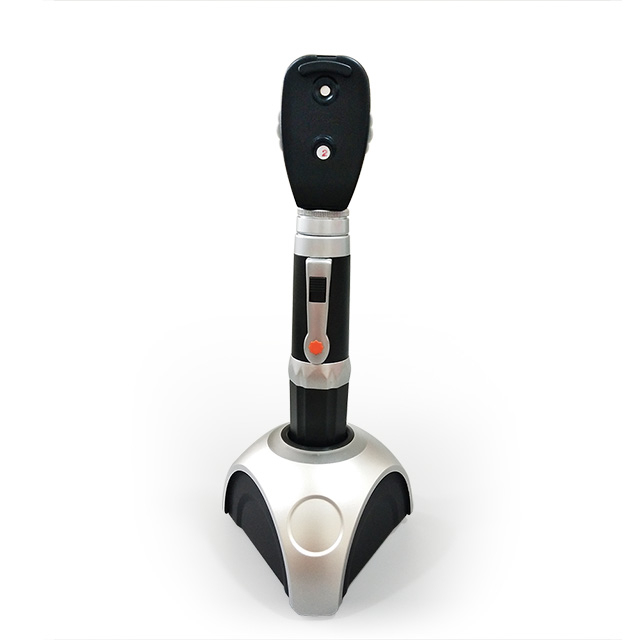 Ophtalmoscope direct portable rechargeable 3V avec poignées