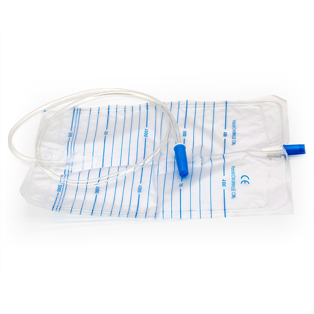 Sac de collecte du0026#39;urine de type pull-push jetable de 2000 ml