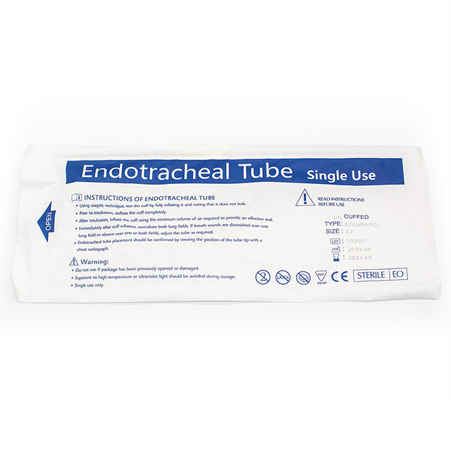 Tube endotrachéal ET oral simple sans ballonnet en PVC 
