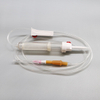 Ensemble de transfusion sanguine à aiguille Luer Lock jetable avec filtre à air