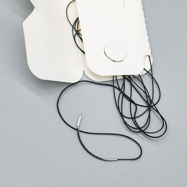 Sutures chirurgicales jetables en soie (tressées) non résorbables avec aiguille