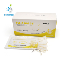 Suture Chromique Résorbable Chirurgicale avec Aiguille