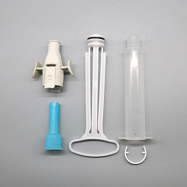 Kit d'aspiration manuelle de seringue d'aspirateur manuel à Double Valve jetable d'approvisionnement médical