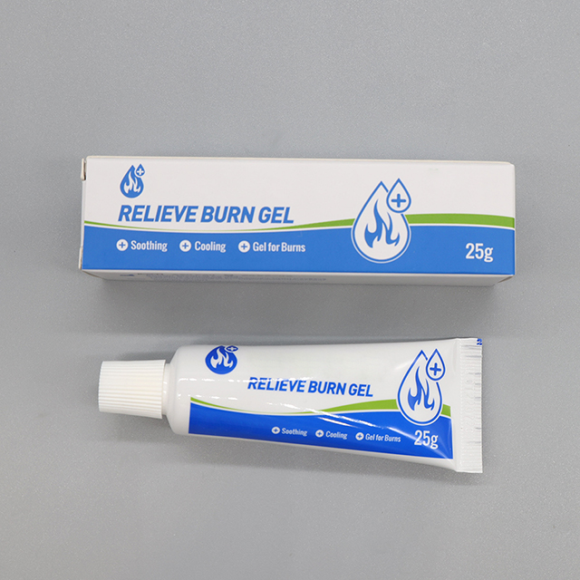 La pharmacie médicale d'hôpital de premiers secours de soin de brûlure soulagent le gel de brûlure de douleur de brûlure