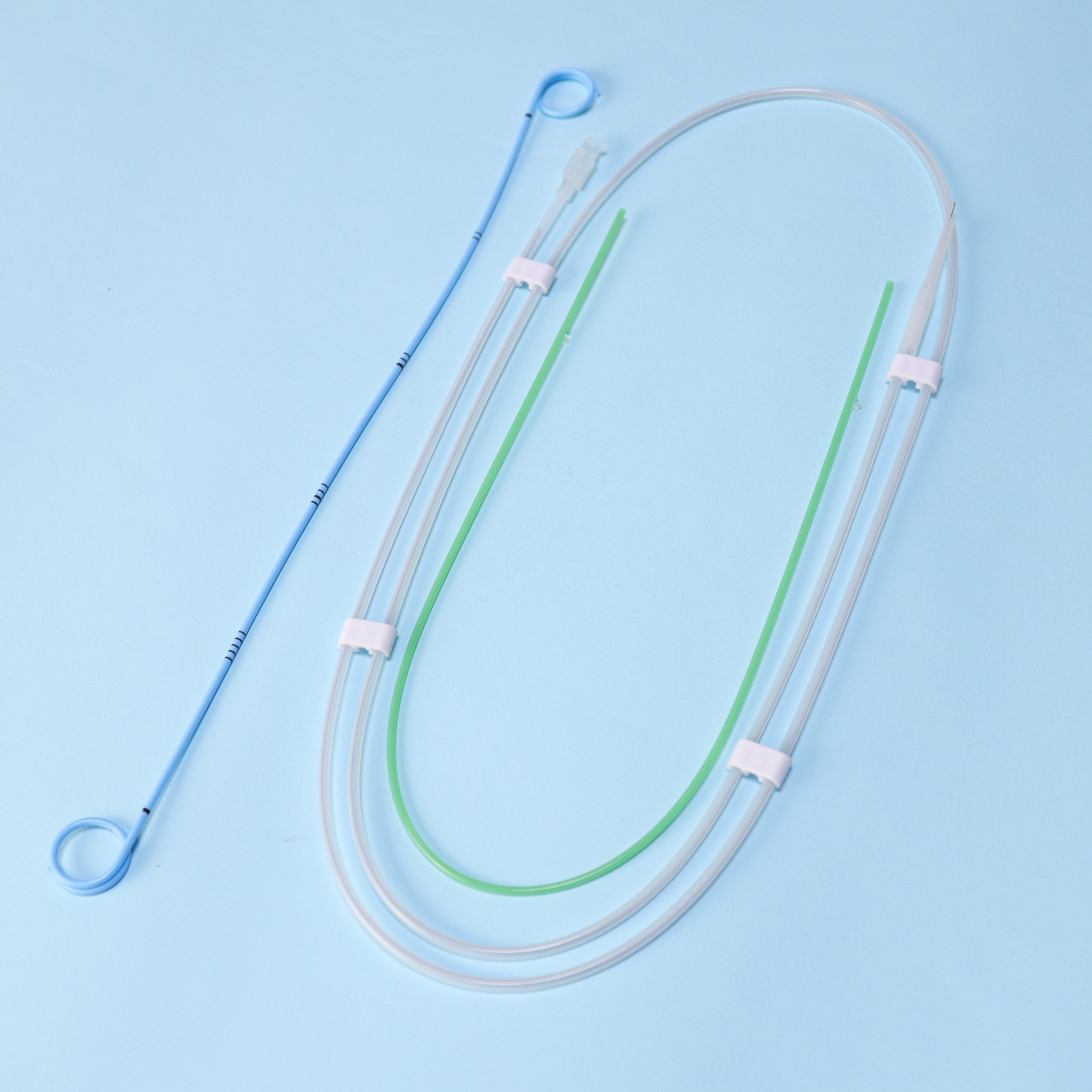Ensemble de stents urétéraux double J pour urologie médicale jetable