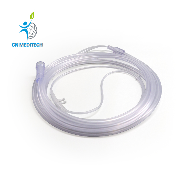 Tube de canule nasale à oxygène en PVC transparent médical jetable