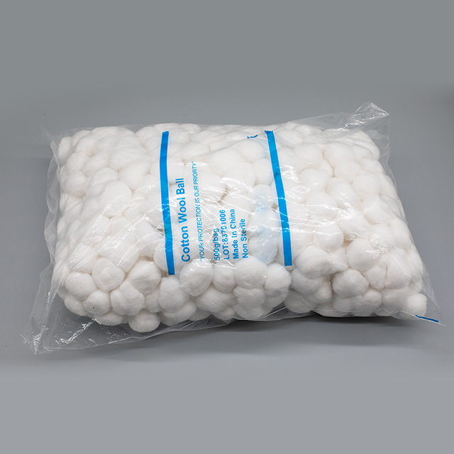 Boule de coton doux non stérile médicale pour le soin des plaies