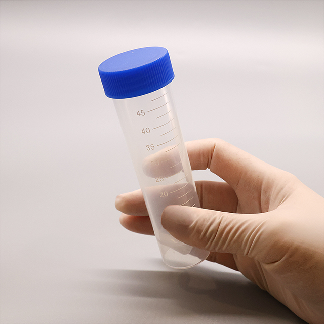 Tube à centrifuger jetable à fond conique de laboratoire PP 10ml 15ml 50ml