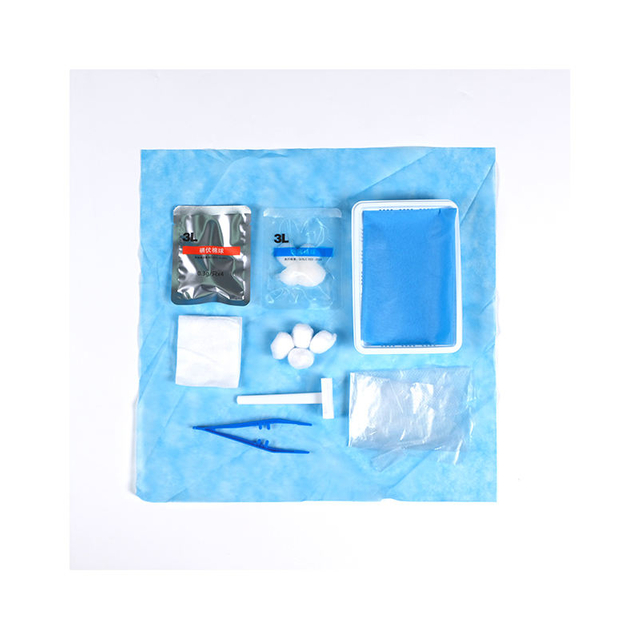 Kit stérile jetable de préparation de peau Kit médical chirurgical de préparation de peau