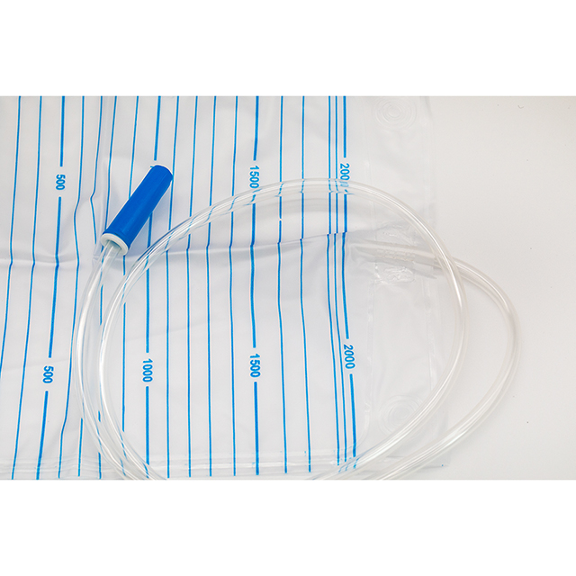 Sac de collecte d'urine adulte jetable sans sortie