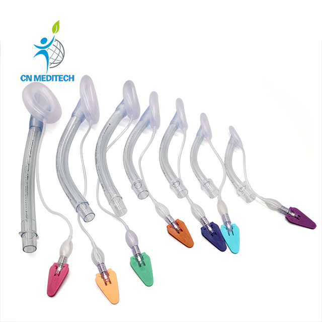 Tube médical jetable de voie respiratoire de masque laryngé de PVC pour toutes les personnes utilisent