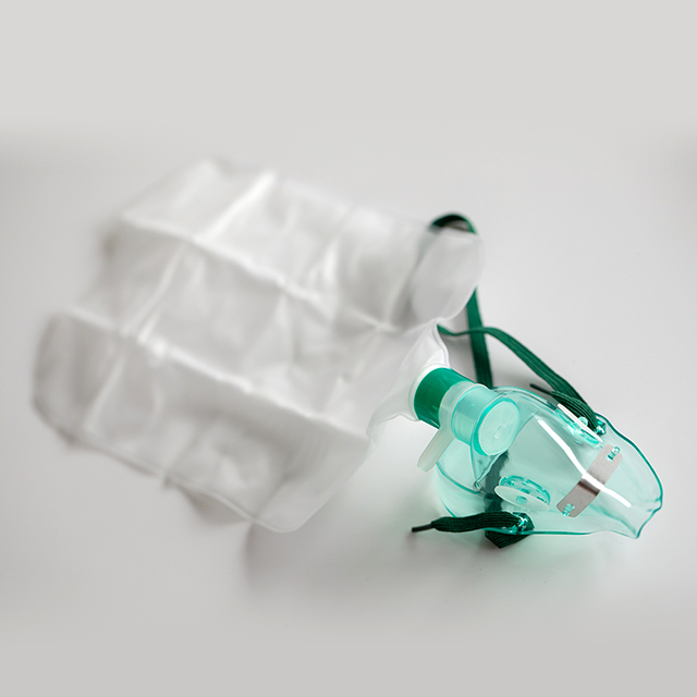 Masque à oxygène jetable sans réinspiration avec sac réservoir