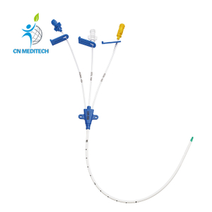 Cathéter CVC veineux central à lumière centrale médicale jetable simple/double/triple 