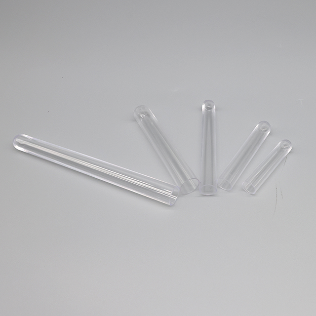 Tube à essai en plastique jetable pour laboratoire