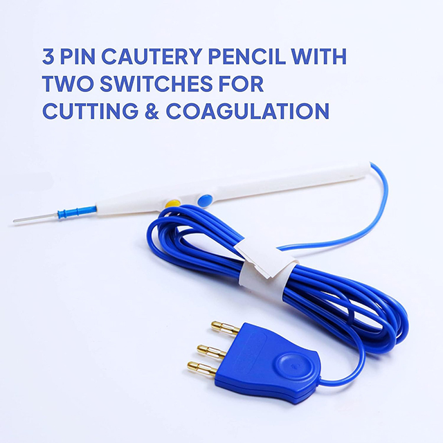 Crayon de cautère ESU électrochirurgical jetable pour diathermie