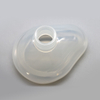 Masque respiratoire transparent d'anesthésie transparente en silicone réutilisable médical