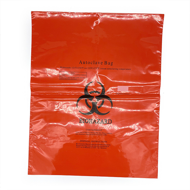 Sac de déchets en plastique de haute qualité Danger BIO-Medical Biohazard