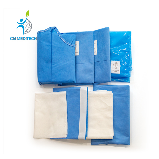 Drap chirurgical pour bébé, Kit de livraison stérile médical jetable, paquet chirurgical