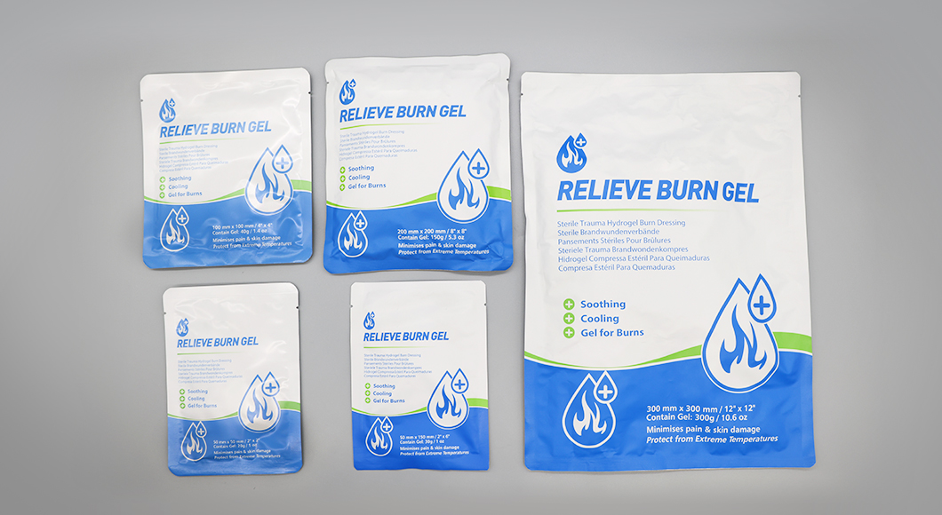 soulager les br&ucirc;lures avec le gel
