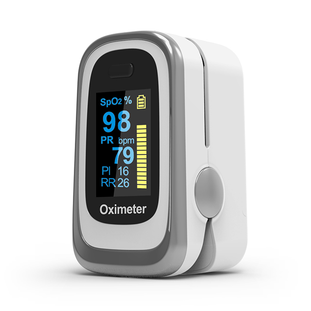 Oxymètre de pouls du bout des doigts, écran OLED multifonctionnel, Portable, analyse rapide