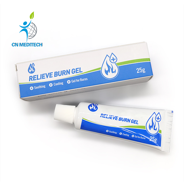 La pharmacie médicale d'hôpital de premiers secours de soin de brûlure soulagent le gel de brûlure de douleur de brûlure