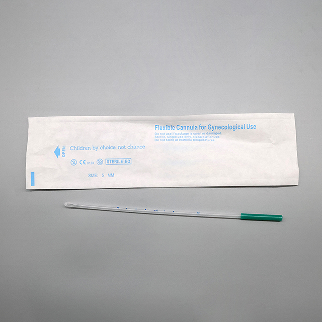 Canule flexible d'aspirateur manuel jetable de vide des consommables médicaux MVA pour la gynécologie