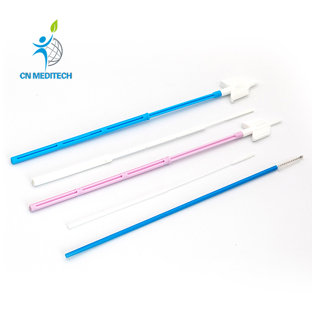 Écouvillon gynécologique médical brosse endocervicale brosse cervicale vaginale jetable