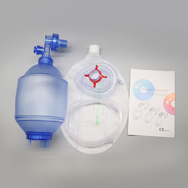 Sacs Ambu adultes jetables en PVC, réanimateur manuel
