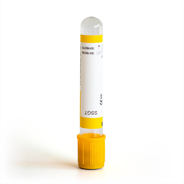 Tube de prélèvement sanguin sous vide pour test d'échantillon de sang en laboratoire