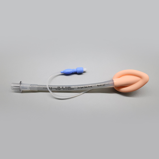 Masque laryngé réutilisable en silicone renforcé pour voies respiratoires